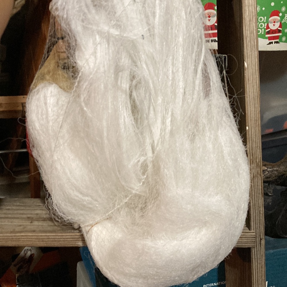NWT. Halloween Old Wizard Mask with long white Beard - Picture 4 of 5
